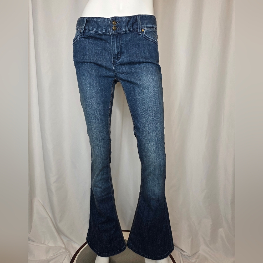 Free People Dark Blue Flare Jeans